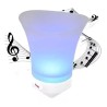 PARLANTE HIELERA BLUETOOTH RECARGABLE LUZ RGB