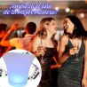 PARLANTE HIELERA BLUETOOTH RECARGABLE LUZ RGB