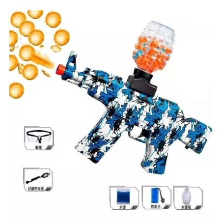 Pistola Hidrogel AK47 con silenciador