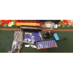 Pistola Hidrogel y Dardos de Espuma AK47 con silenciador