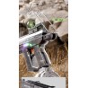 PISTOLA DE AGUA ELECTRICA UZI CON LUZ LED NEGRO