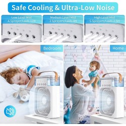 MINI AIRE COOLER FAN VENTILADOR PORTATIL
