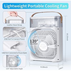 MINI AIRE COOLER FAN VENTILADOR PORTATIL