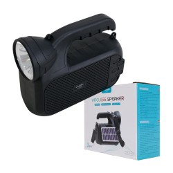 PARLANTE, LINTERNA, RADIO, SOLAR INALAMBRICO