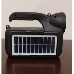 PARLANTE, LINTERNA, RADIO, SOLAR INALAMBRICO