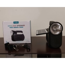 PARLANTE, LINTERNA, RADIO, SOLAR INALAMBRICO