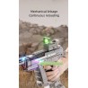 PISTOLA DE AGUA ELECTRICA UZI CON LUZ LED NEGRO