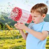 Bazooka Lanza Burbujas con luces multicolor Recargables
