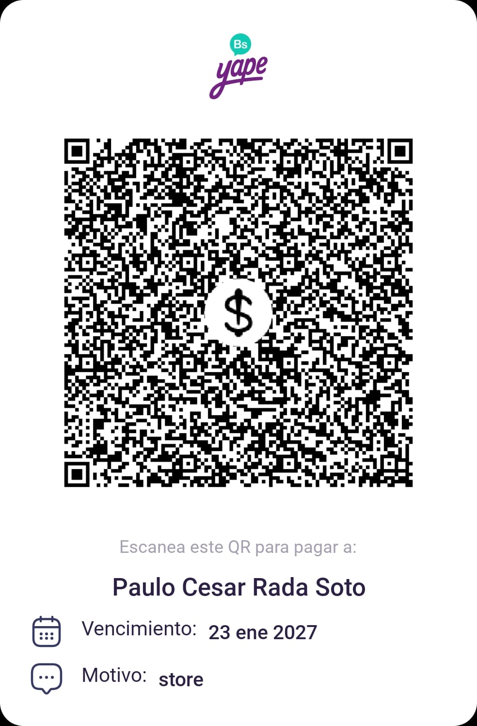 QR de Pago